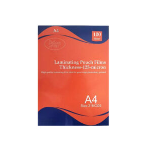 DELUXE A4 LAMINATING POUCH FILM, 125 MICRON, 216 X 303MM